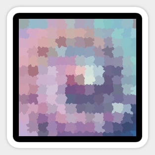 Triangle Mosaic of Various Cute Colors Sticker